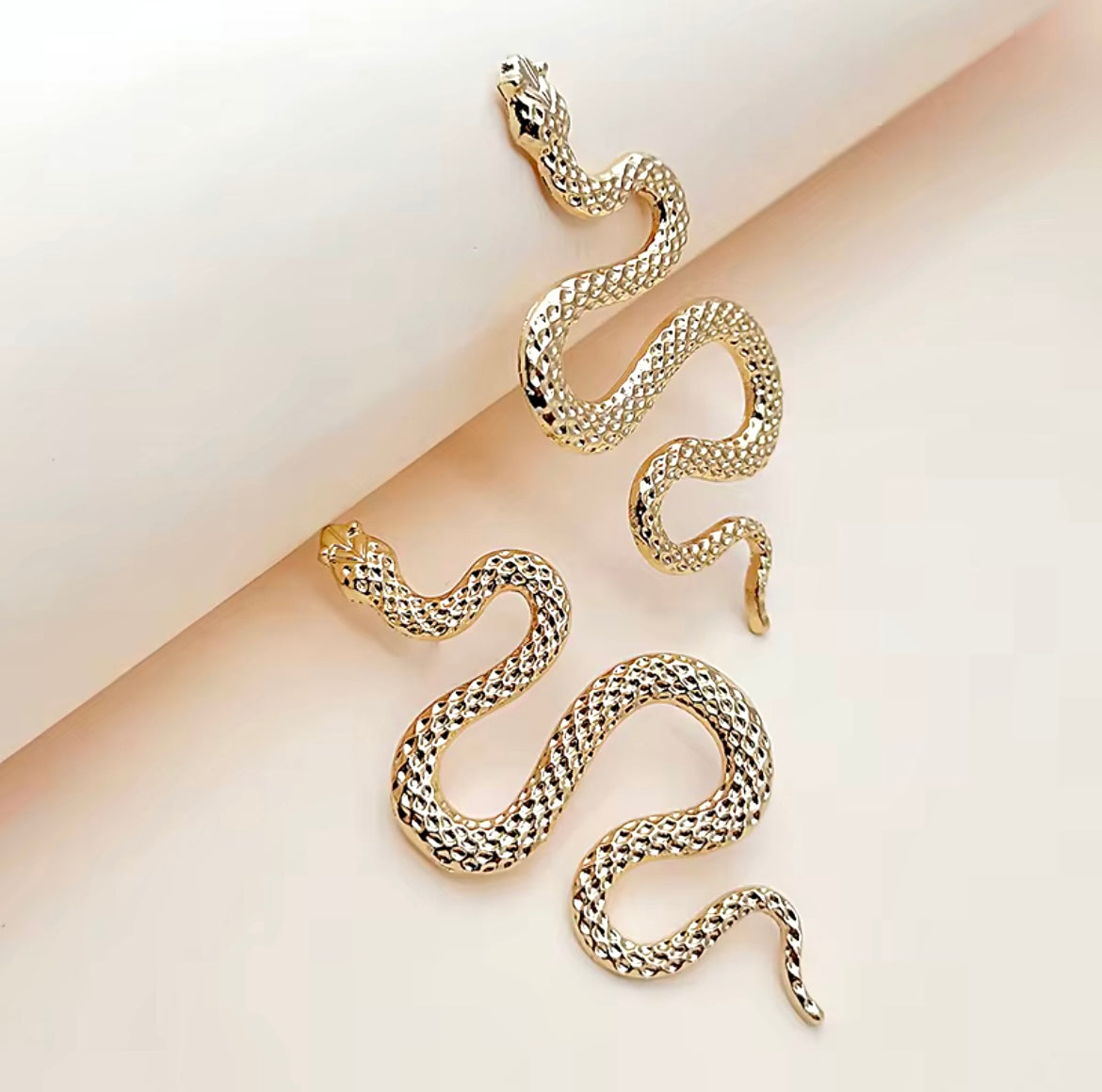 Snake earrings