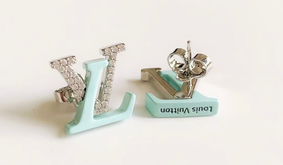 Pre-Order! LV colored stud earrings