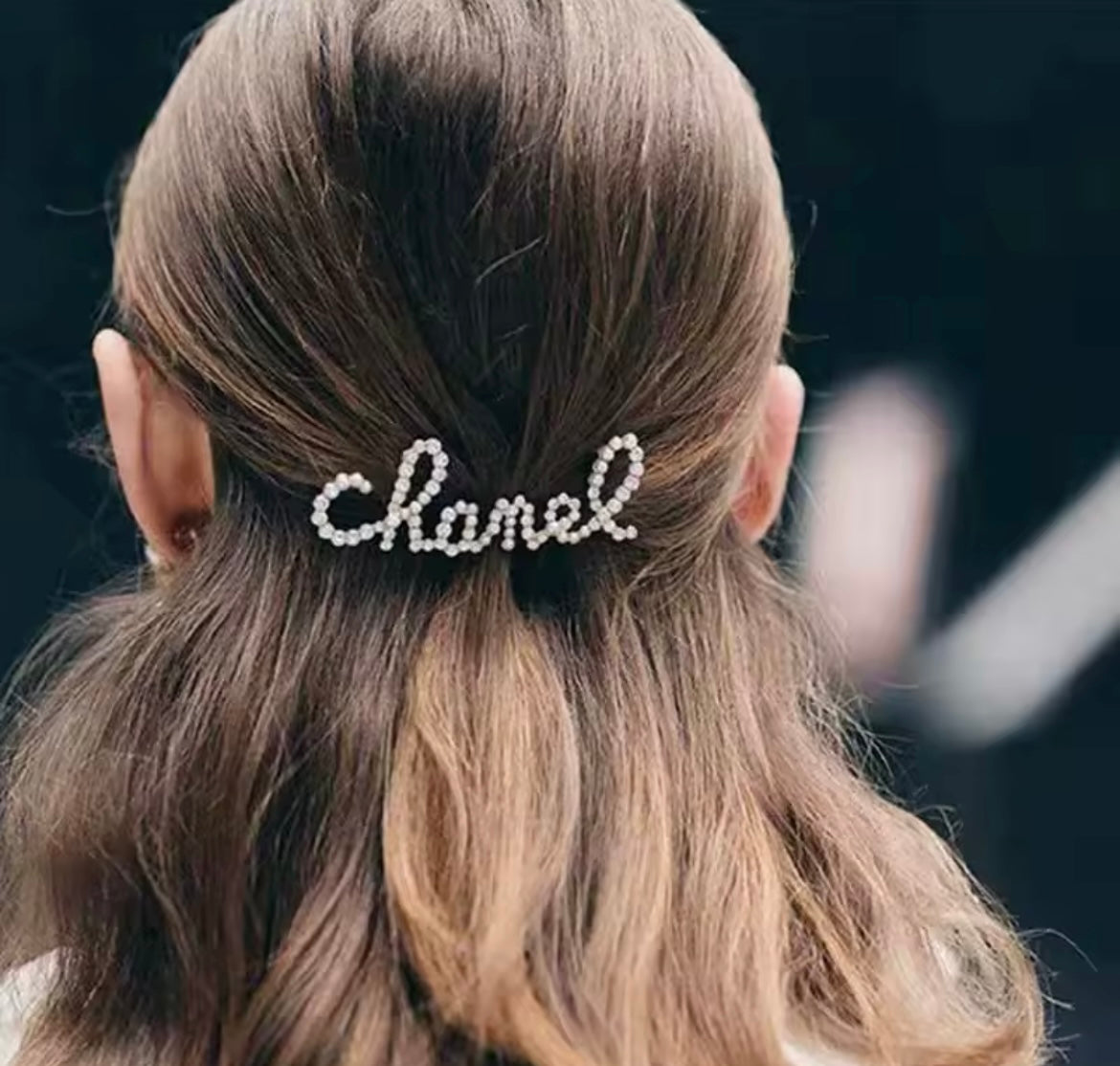 Rhinestone & Pearl Hair Clip Accessory