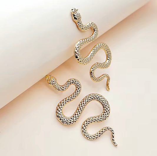 Snake earrings