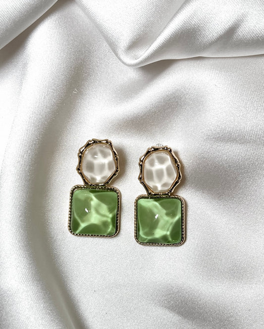 Water ripple earrings