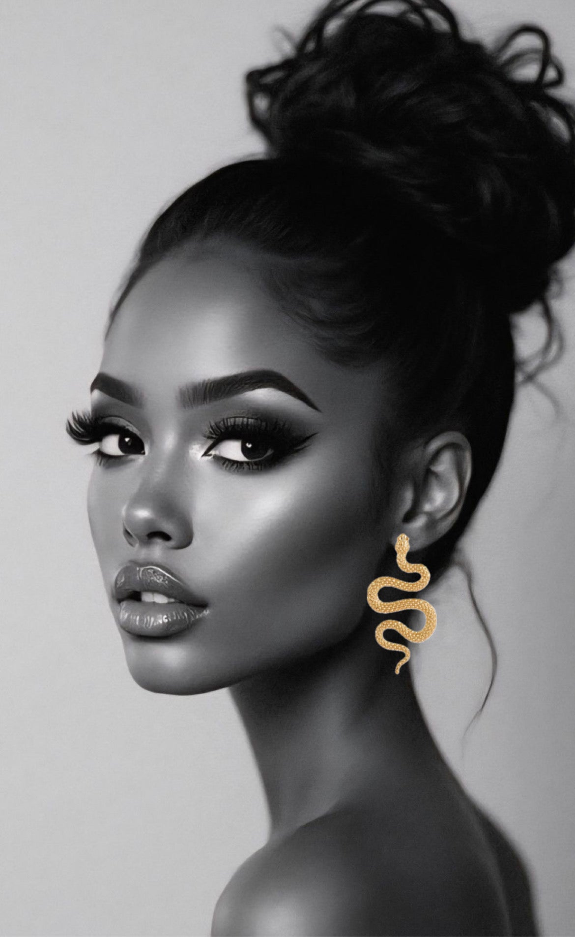 Snake earrings