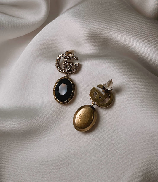 Midnight muse drop earrings